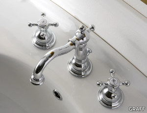 ADLEY - 3 hole countertop washbasin tap _ GRAFF