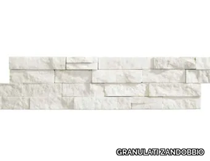 MARMO BIANCO - Outdoor slate wall tiles _ GRANULATI ZANDOBBIO