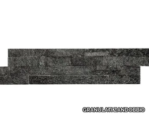 QUARZITE NERA - Outdoor quartzite wall tiles _ GRANULATI ZANDOBBIO