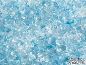 VETRO AZZURRO - Glass decorative chipping _ GRANULATI ZANDOBBIO