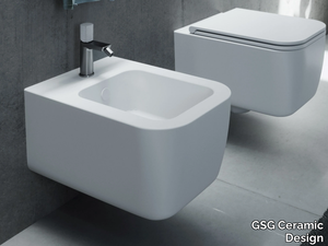 BRIO - Wall-hung ceramic bidet _ GSG Ceramic Design