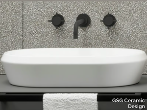 CRUISE - Countertop oval ceramic washbasin _ GSG Ceramic Design