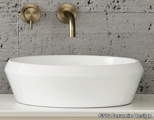 CRUISE - Countertop round ceramic washbasin _ GSG Ceramic Design