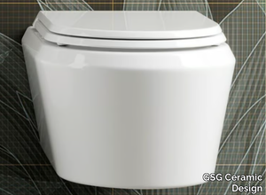 CRUISE - Wall-hung ceramic toilet _ GSG Ceramic Design