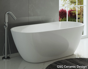 SUN - Freestanding oval acrylic bathtub _ GSG Ceramic Design