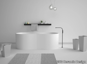 TIME - Freestanding oval acrylic bathtub _ GSG Ceramic Design