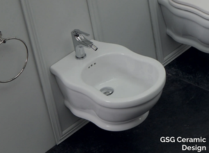 TIME - Wall-hung ceramic bidet _ GSG Ceramic Design