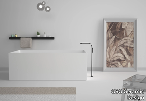 VENUS - Freestanding oval acrylic bathtub _ GSG Ceramic Design