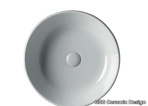 EASY 45 - Countertop round ceramic washbasin _ GSG Ceramic Design