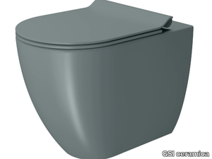 COLOR ELEMENTS 55X36 - Floor mounted ceramic toilet _ GSI ceramica