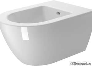 PURA 55 - Wall-hung bidet _ GSI ceramica