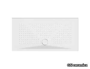 H4 140x70 - Ceramic shower tray _ GSI ceramica