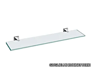 DAMA - Satin glass bathroom wall shelf _ GUGLIELMI RUBINETTERIE