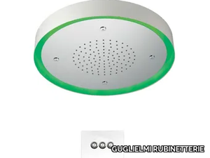 WATER THERAPY - LED round stainless steel overhead shower _ GUGLIELMI RUBINETTERIE