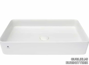 Rectangular washbasin - Countertop rectangular ceramic washbasin _ GUGLIELMI RUBINETTERIE