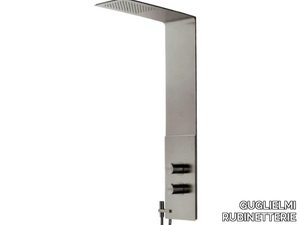 SAVE XS - Wall-mounted thermostatic shower panel with hand shower _ GUGLIELMI RUBINETTERIE