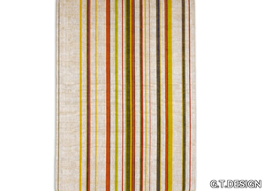 LOOP WEST 170x240 cm - Rectangular striped jute rug _ G.T.DESIGN