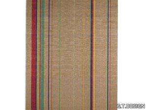 LOOP EAST 200x250 cm - Rectangular striped jute rug _ G.T.DESIGN