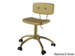 GOLDEN GUY - Swivel with 5-spoke base stool height-adjustable _ Gamma & Bross