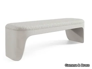 BALLET BENCH - Backless leather bench seating _ Gamma & Bross