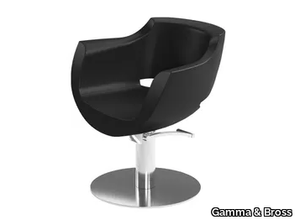 CLUST SUPERSILVER BLACK - Hairdresser chair _ Gamma & Bross