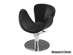 RIKKA SUPERSILVER BLACK - Hairdresser chair _ Gamma & Bross