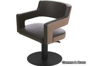 CREUSA SUPERSILVER BLACK - Hairdresser chair _ Gamma & Bross