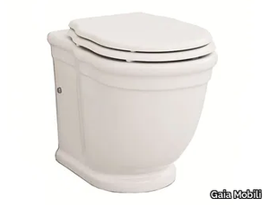 CAPRI - Back to wall Floor mounted ceramic toilet _ Gaia Mobili