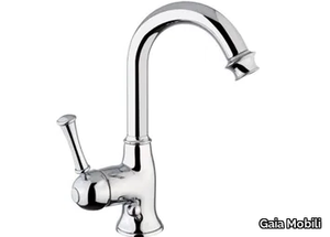 ASTON - Countertop single handle steel washbasin mixer _ Gaia Mobili