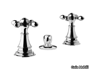 CHOPIN - Deck-mounted steel remote control tap _ Gaia Mobili