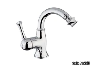 ASTON - Countertop single handle steel bidet mixer _ Gaia Mobili