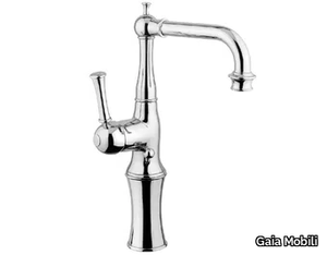 ASTON - High single handle steel washbasin mixer _ Gaia Mobili