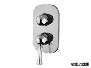 ASTON - Recessed steel shower tap with plate _ Gaia Mobili