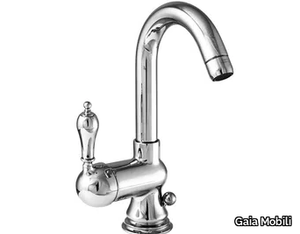 BOSTON - Countertop single handle steel washbasin mixer _ Gaia Mobili