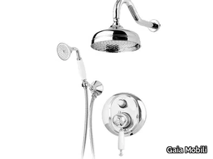 CANTERBURY - Recessed single handle steel shower set with diverter _ Gaia Mobili