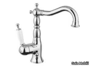 CANTERBURY - Countertop single handle steel washbasin mixer _ Gaia Mobili