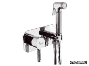 OLYMPIA - Single handle steel bidet tap with spray _ Gaia Mobili