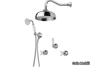 PRINCETON - Recessed steel shower set with hand shower _ Gaia Mobili