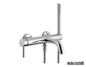 TOKYO - External single handle steel bathtub set with hand shower _ Gaia Mobili