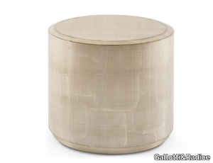 GONG - Round wooden coffee table _ Gallotti&Radice