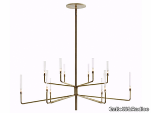 EPSILON - LED dimmable brass chandelier _ Gallotti&Radice