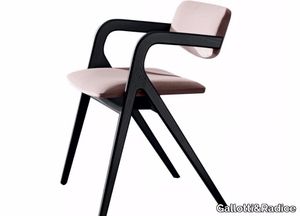 KEYKO - Upholstered chair with armrests _ Gallotti&Radice