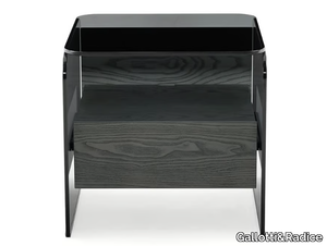 HOLLY - Rectangular ash bedside table with drawers _ Gallotti&Radice