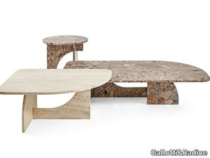 SELCE - Stone coffee table _ Gallotti&Radice