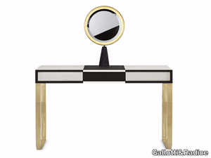 SELENE - Wooden and brass dressing table _ Gallotti&Radice