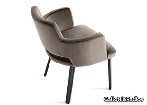 THEA QUEEN - Upholstered fabric chair with armrests _ Gallotti&Radice