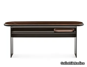 SENSEI CONSOLE - Wood and glass console table _ Gallotti&Radice