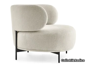 AKIKO LOUNGE - Fabric armchair _ Gallotti&Radice