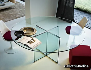 EROS - Round crystal table _ Gallotti&Radice