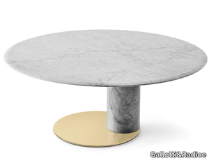 OTO BIG - Oval Carrara marble table _ Gallotti&Radice